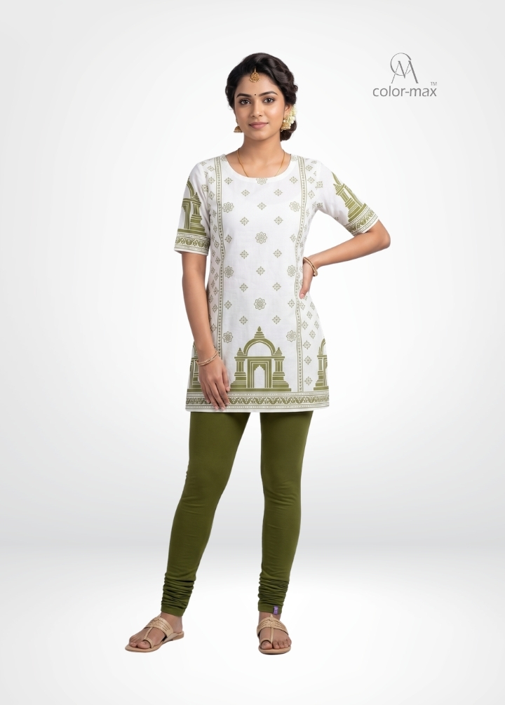 DARK MEHANTI - Premium Cotton Lycra Chudi Leggings